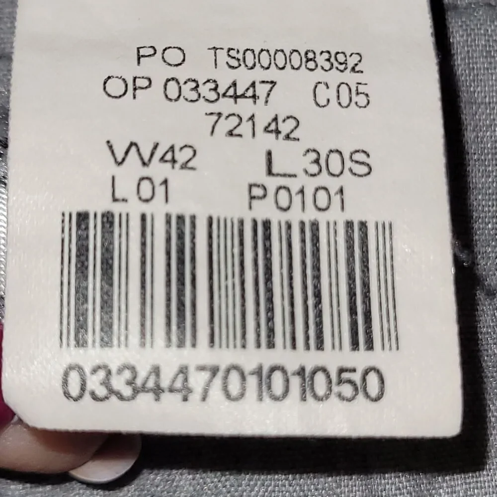 Travelsmith Pants Mens 42x30S Gray Cotton Denim Jeans Workwear Casual - Picture 9 of 10